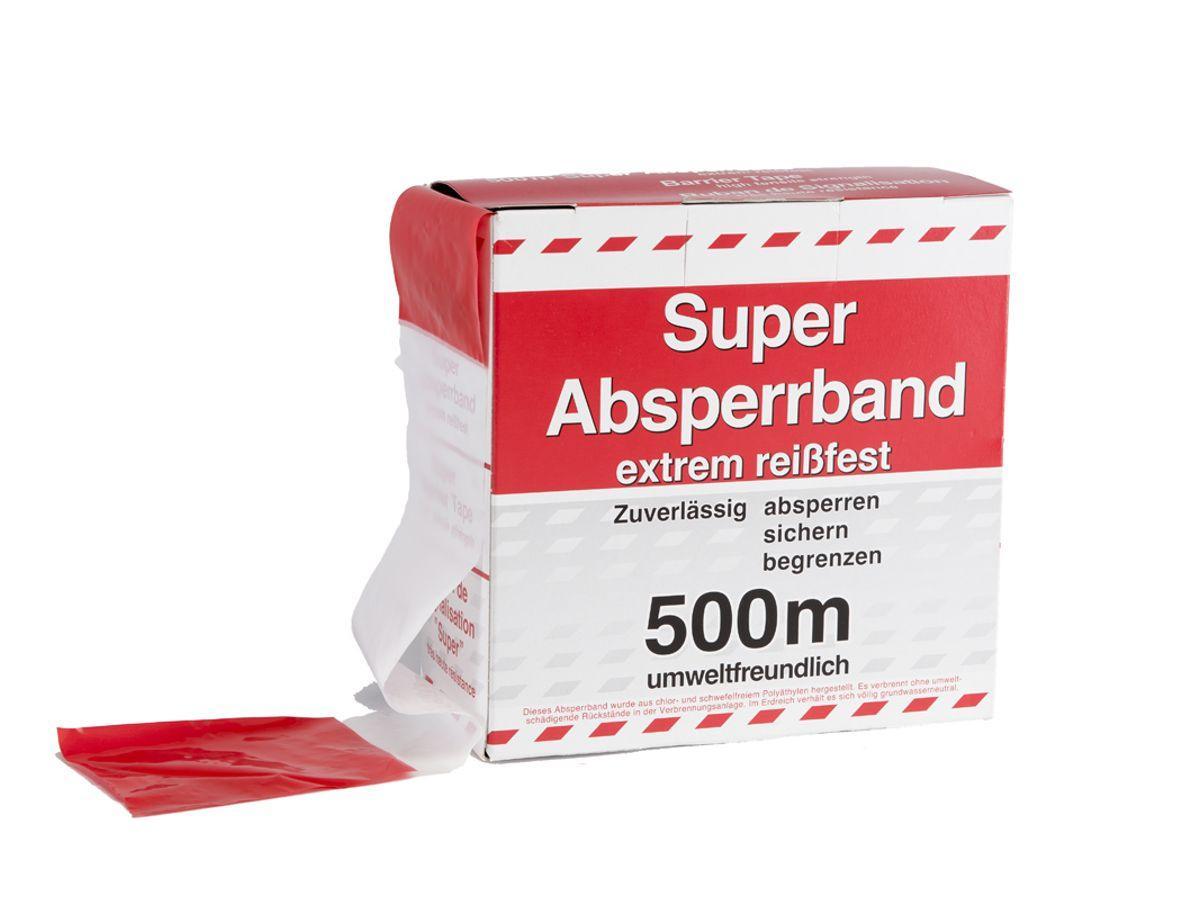 Afzetband PVC Rood/Wit