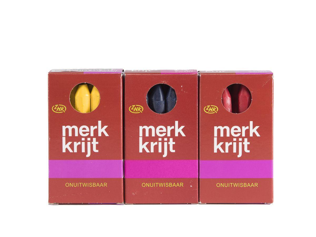 Merkkrijt doos 12 stuks